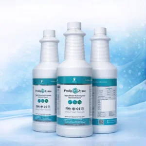 ProlipZyme, multi-enzymatic instrument cleaner, Enzymatic cleaner for surgical instruments, Aaradhya Life Sciences instrument cleaning solution, Endoscope cleaning solution for hospitals, Medical instrument cleaner for CSSD departments, Multi enzyme cleaner for reusable medical devices